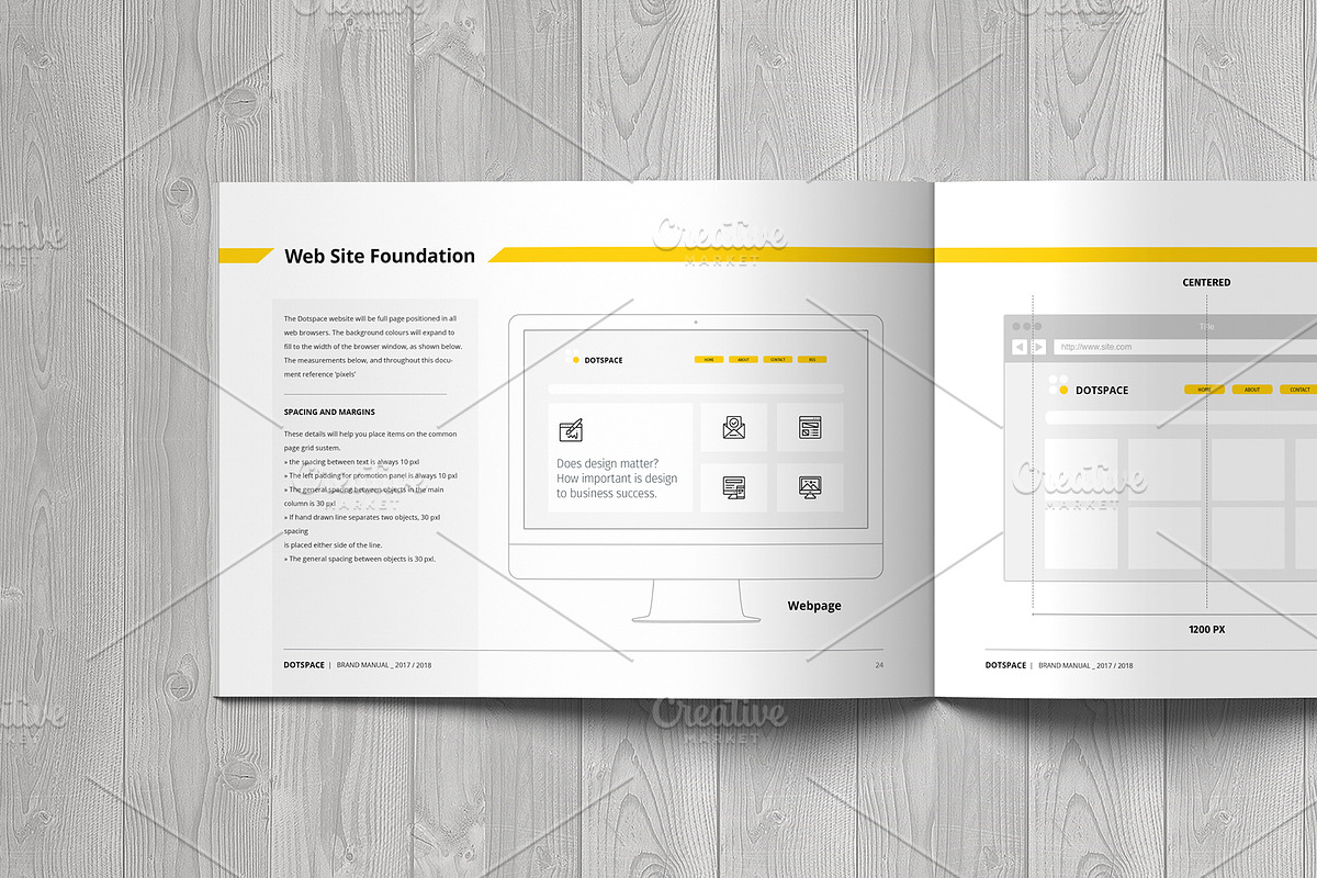 Brand Manual 30 Pages A4 / US Letter, a Brochure Template by Mastergfx (Photo 26 of 32)
