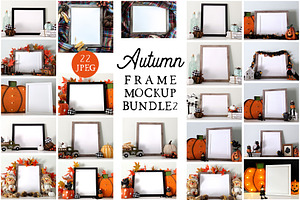 Autumn Frame Mockup Bundle 2