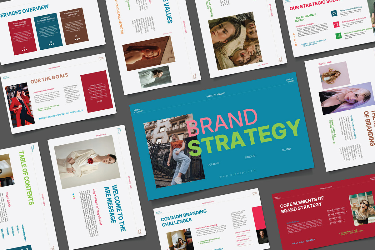 Etadapi Brand Strategy Google Slides, a Presentation Template by Caprio Studio (Photo 1 of 5)