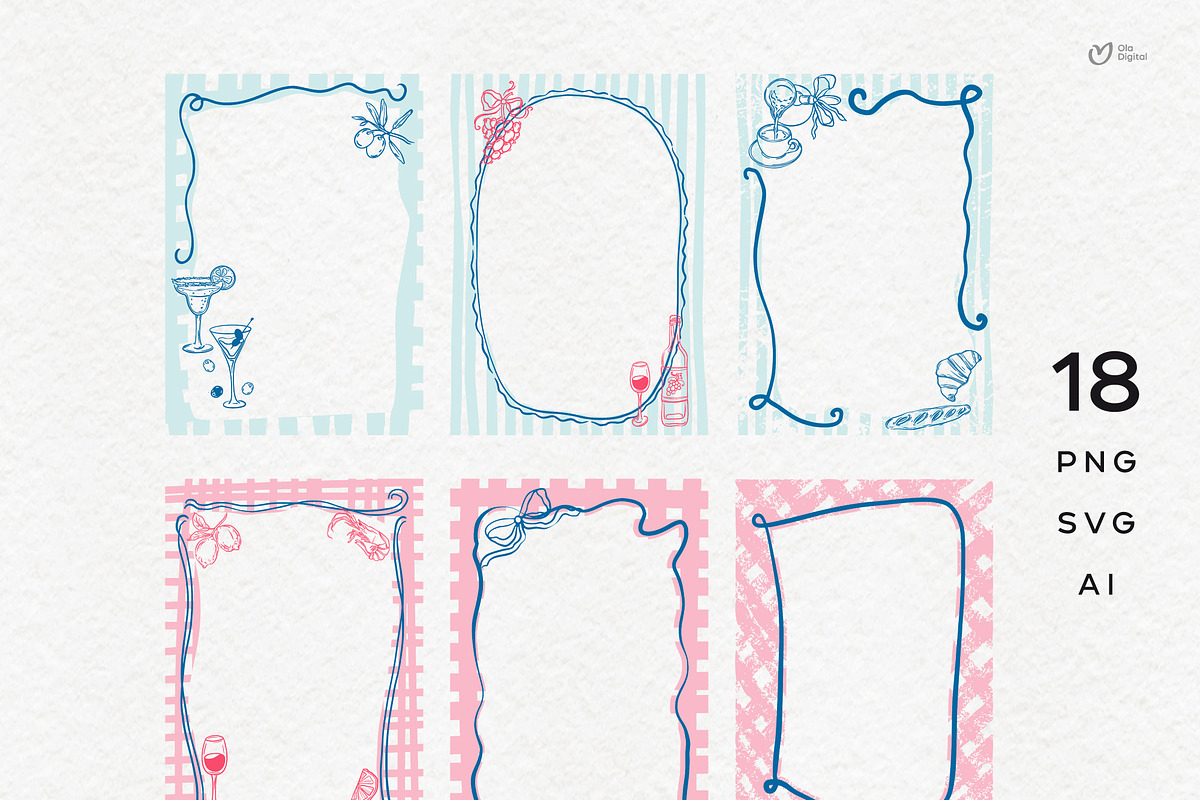 La Dolce Vita, Frames & Icons, an Object Illustration by ollalya (Photo 3 of 7)