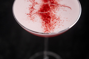 Garnished beverage mixology refreshment cocktail, a Food & Drink Photo by Photo Drive Studio