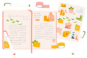 Financial Planner money, stickers, a Finance Illustration by MariiaVasilenko (Thumbnail 13 of 13)