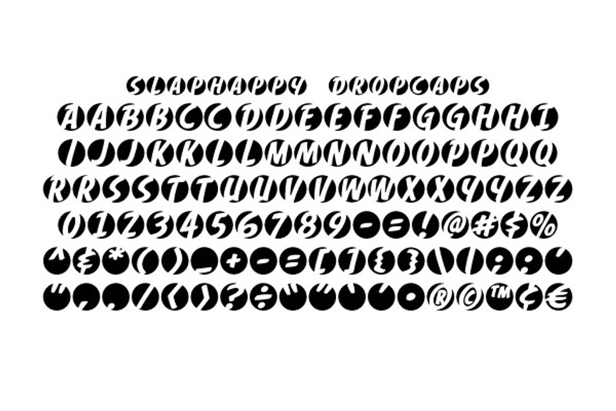 Slaphappy Dropcaps preview 2