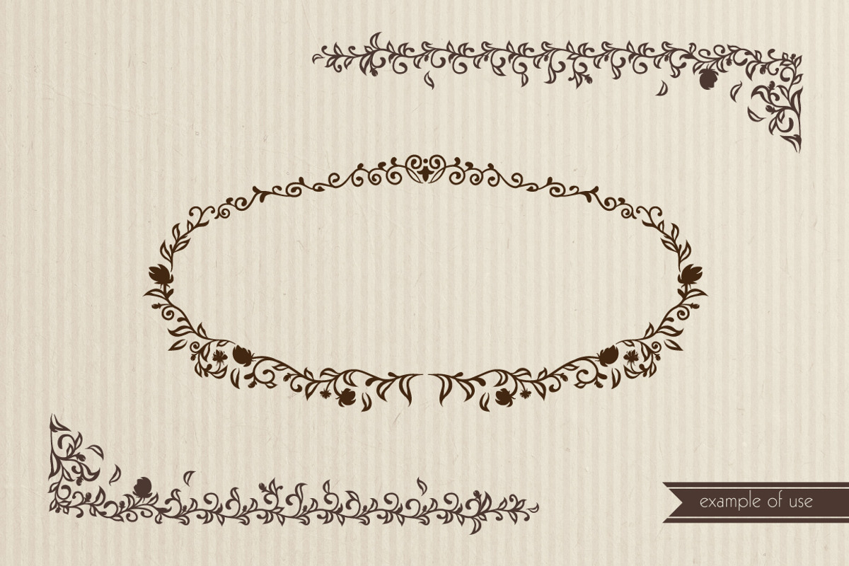Floral Brushes Illustrator Set, a Brush Add-On by DeepFuze (Photo 2 of 3)