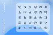 Metaverse Icon Set, an Outline Icon by Nathaya Studio (Thumbnail 2 of 2)