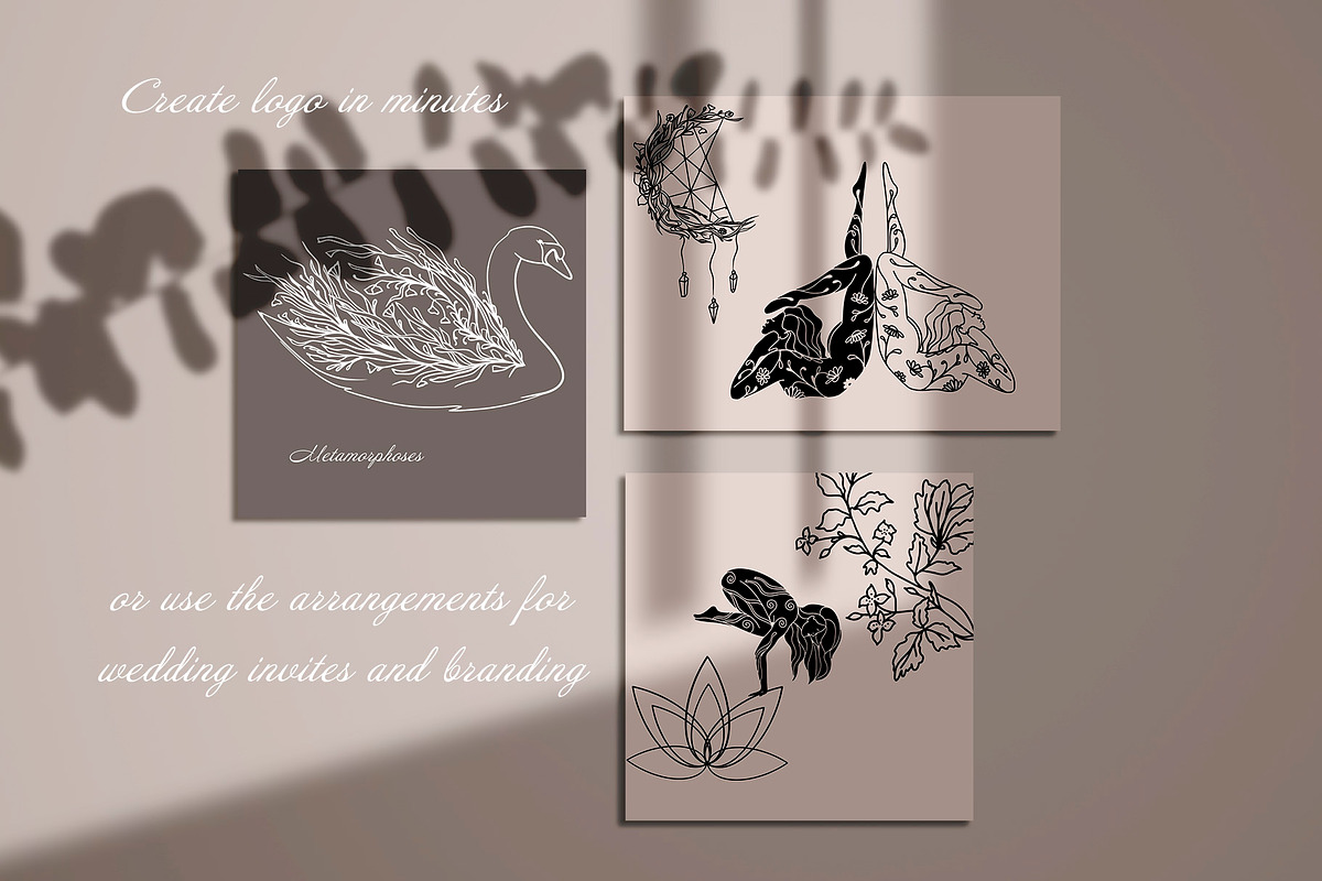 GREEN WITCH YOGA Line Art BUNDLE, a Graphic by ArtOLB (Photo 6 of 13)