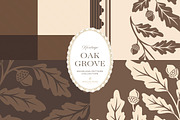 Oak & Acorn Autumn Patterns - Brown, a Pattern Graphic by Eclectic Anthology (Thumbnail 13 of 13)
