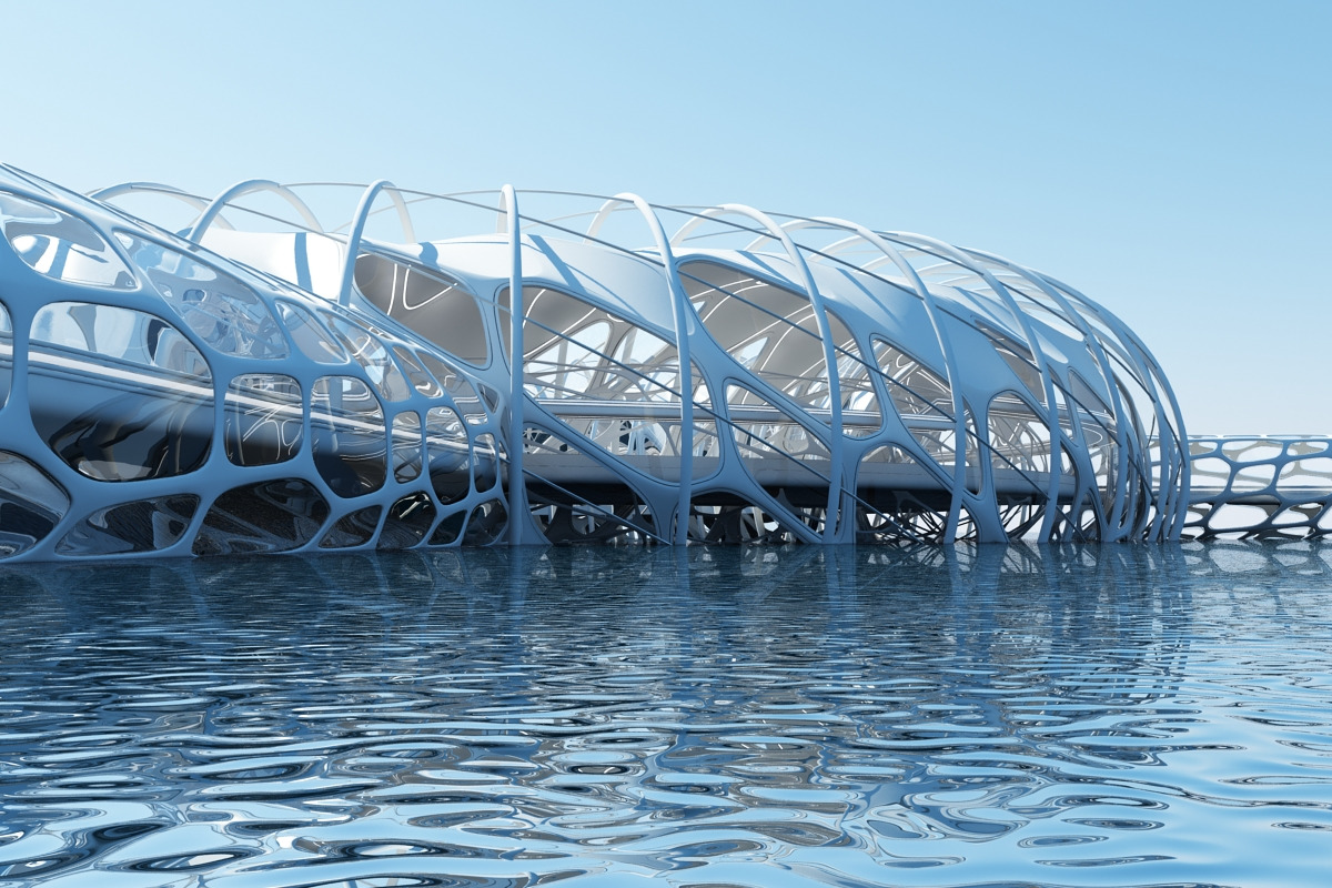Futuristic Architectural Structure17, an Architecture 3D Model by Giimann (Photo 27 of 29)