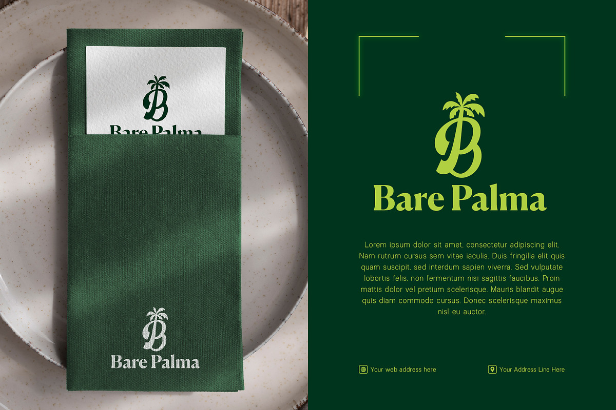 Letter A-Z With palm Logo Kit, a Branding & Logo Template by Luxury Logos (Photo 11 of 11)