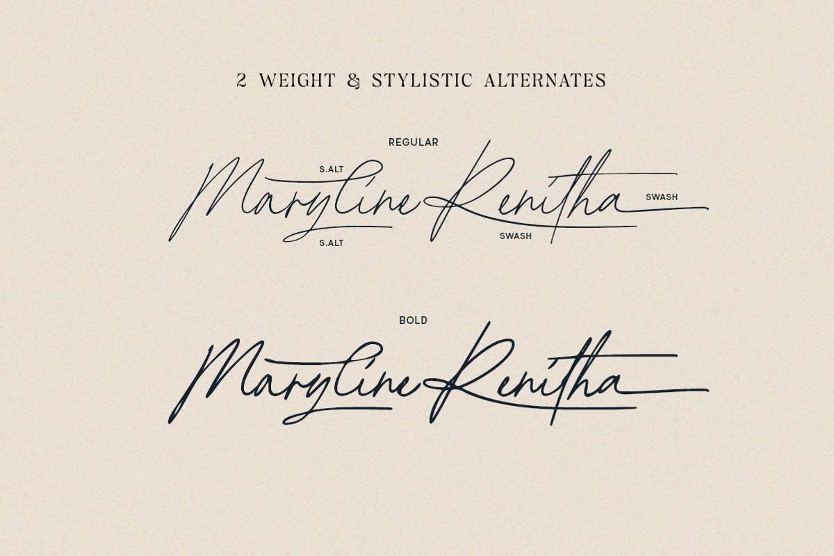Andreas Signature, a Script Font by Letterhend Studio (Photo 8 of 11)