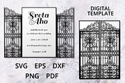 Gate Fold Laser Cut Card, an Invitation Template by Sveta Aho (Thumbnail 1 of 2)