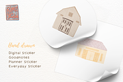 Watercolor Countryside House clipart, an Illustration by RimzStudio (Thumbnail 5 of 5)