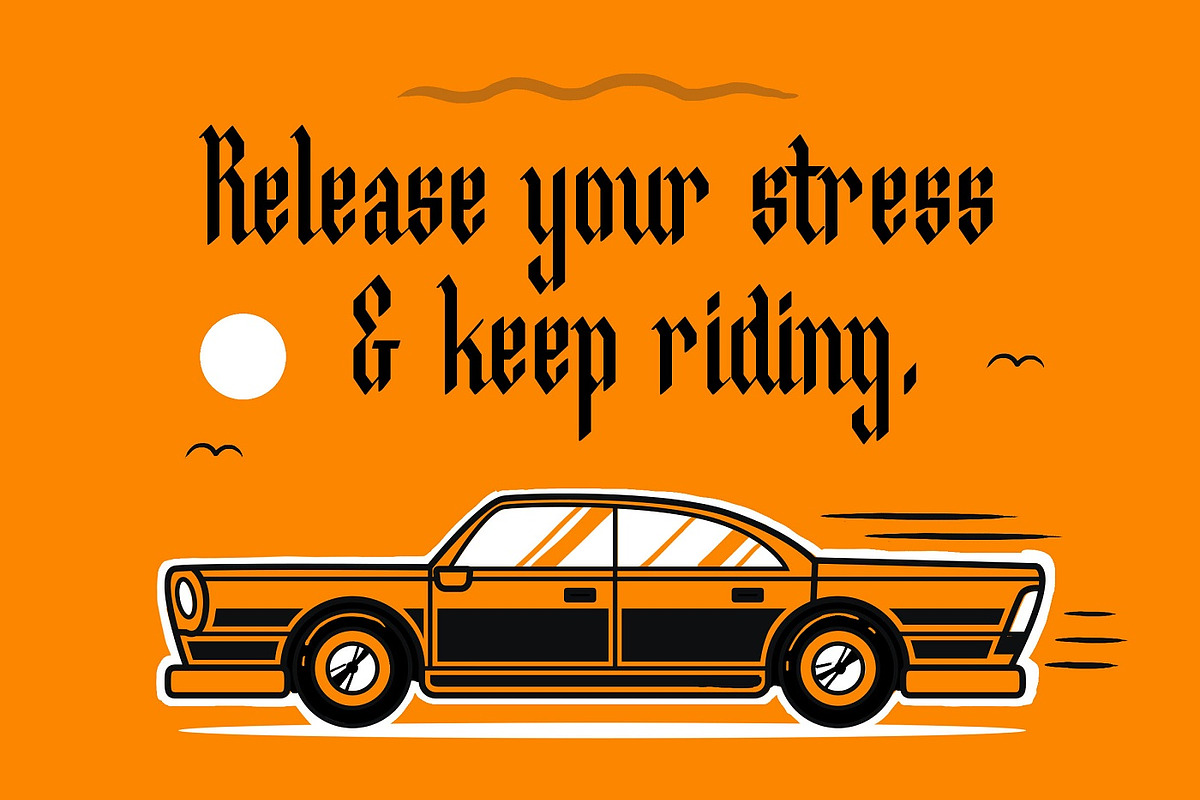 Malegroth - Tall Blackletter Fonts preview 5