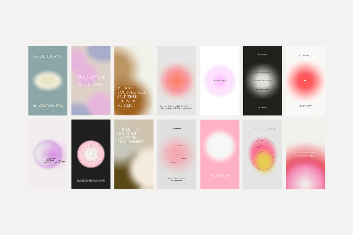 Instagram Quotes Posts Stories PS, a Social Media Template by Love Radiation Studio (Photo 17 of 19)