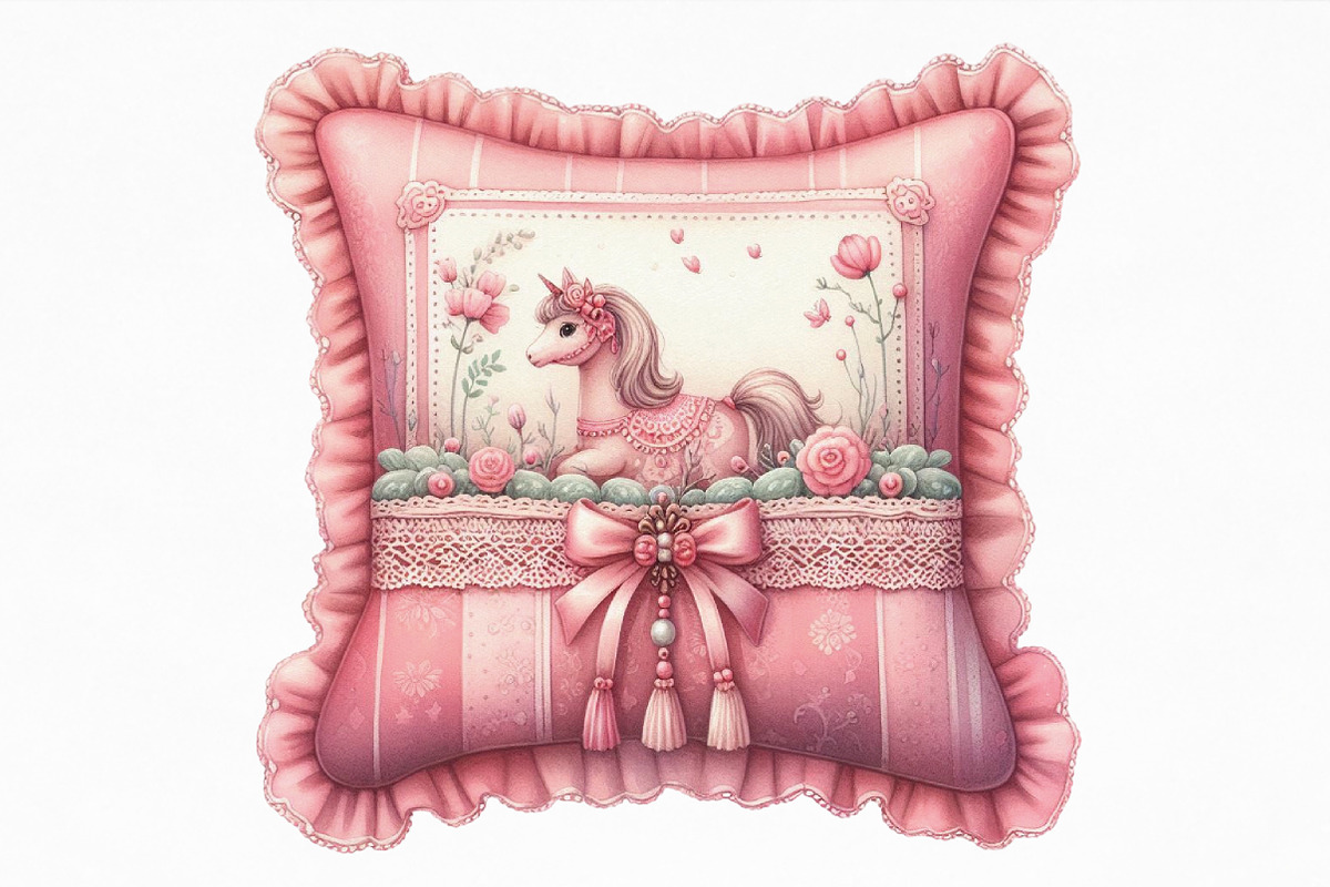 Pink Baby Girl Nursery Clipart, an Icon by Designking (Photo 3 of 4)