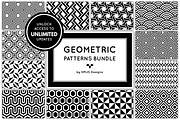 Geometric Patterns Bundle, a Pattern Graphic by HMJS Designs (Thumbnail 1 of 5)