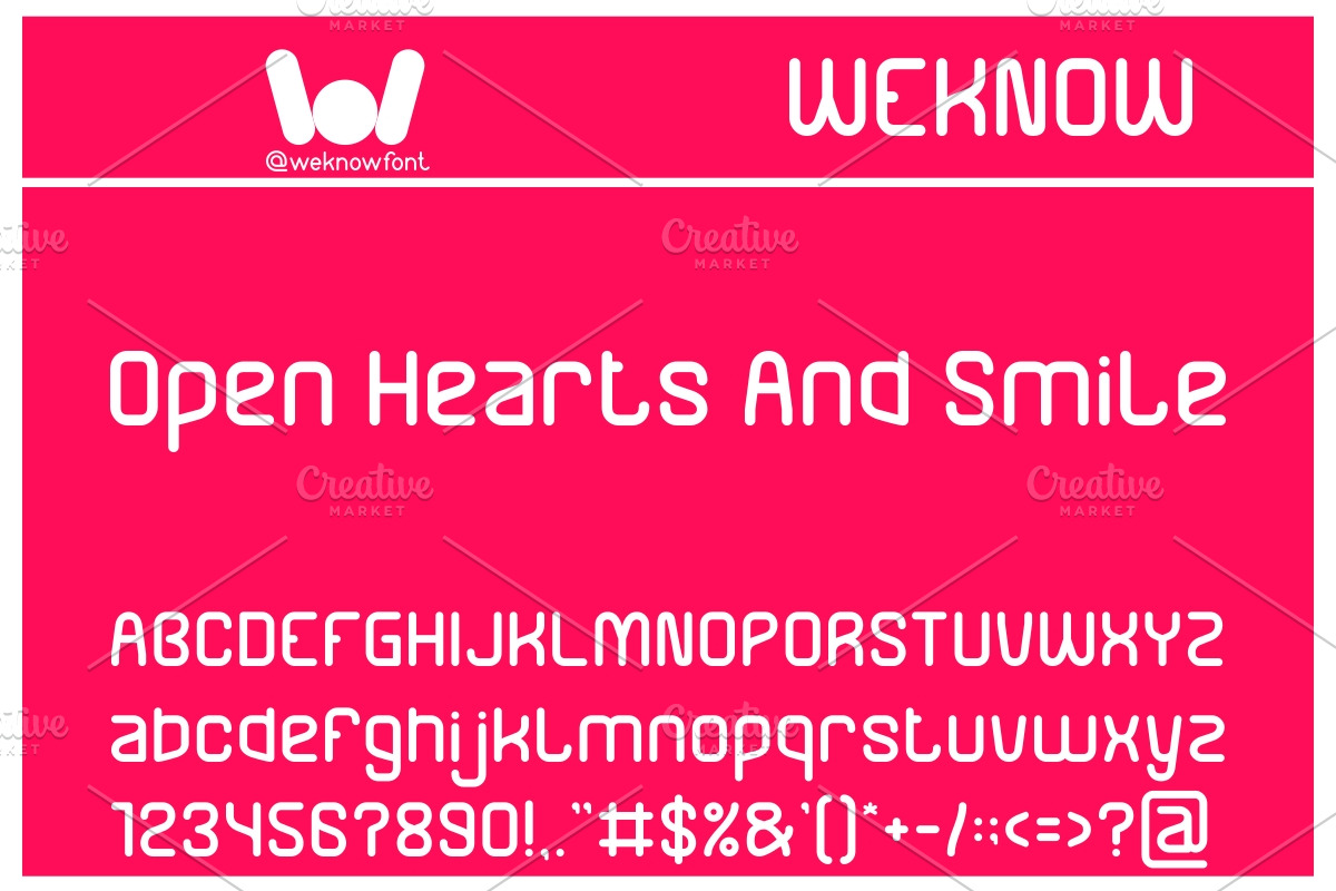 Simple and Easy font, a Sans Serif Font by weknow (Photo 3 of 8)