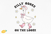 Retro Silly Goose PNG, an Animal Illustration by LemonDesign (Thumbnail 6 of 13)