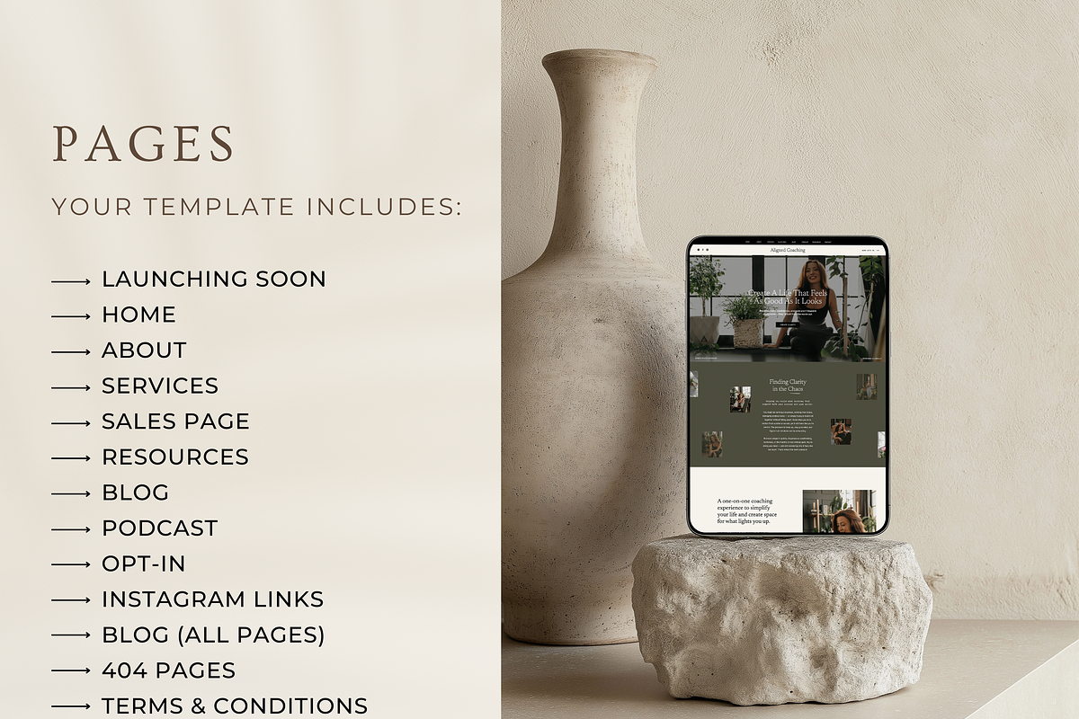 Showit Website Template for Coaches preview 8