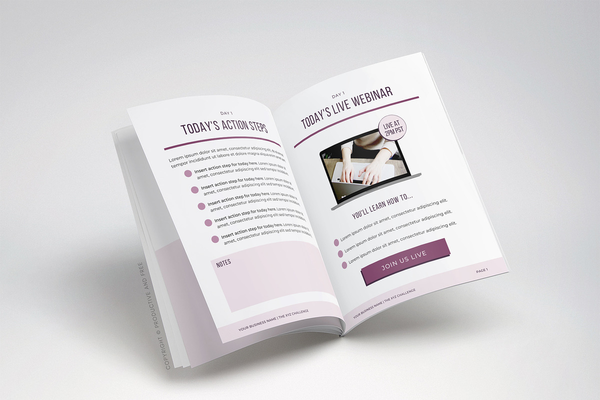 30-Day Lead Magnet Challenge Bundle, a Magazine Template by ProductiveandFree (Photo 17 of 20)