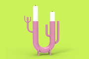 Cactus 3D Printing Candle Holder, an Object 3D Model by Kseniya-Omega (Thumbnail 1 of 9)