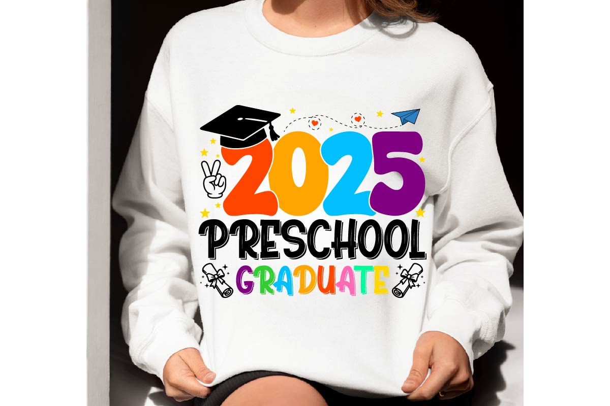 2025 Preschool Graduate Svg Png, a Graphic by EllaMaiyaali (Photo 6 of 9)