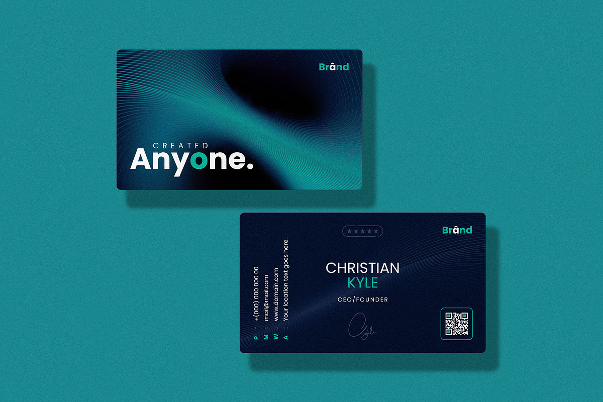 Corporate Business Card Template, a Business Card Template by E-Type (Photo 2 of 4)