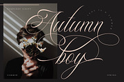 Rhapsody | Calligraphy Script, a Script Font by Muntab_Art (Thumbnail 5 of 10)
