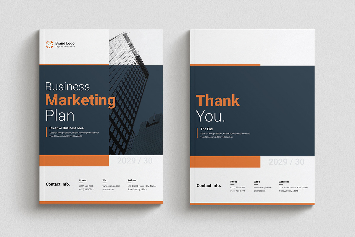 Marketing Plan Template, a Brochure Template by Cleffon_Graphic_Studio (Photo 9 of 9)