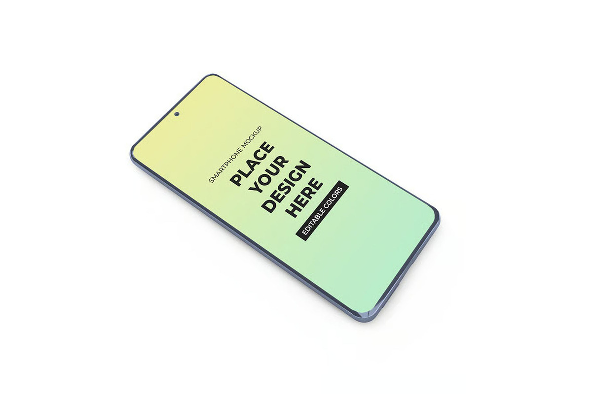 Smartphone Mockup Template Set, an Android Mockup by DesignRushMarket (Photo 4 of 10)