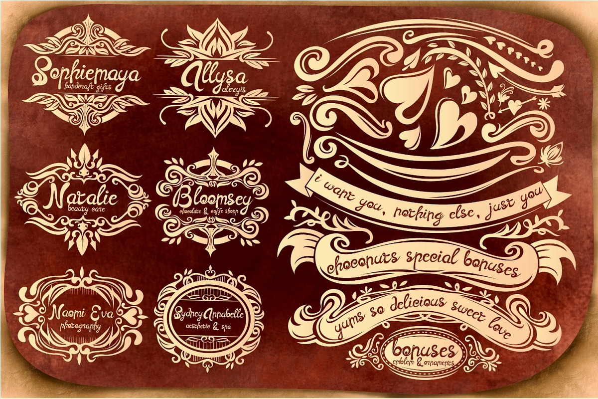 Choconuts Typeface preview 4