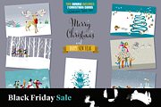 Christmas Cards and Banners Bundle, a Seasonal Illustration by ÁRTICA (Thumbnail 19 of 19)
