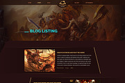 Gamepro - Fantacstic Gamer Site PSD, a Websites & App Template by Knighthemes (Thumbnail 4 of 10)