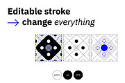 Resonance - Geometric Patterns, a Pattern Graphic by Formelier (Thumbnail 5 of 8)