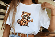 Kawaii Musical Animal Clipart Bundle, an Illustration by CrexoraLab (Thumbnail 5 of 5)