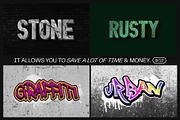 12 Text Effect Templates, a Layer Style Add-On by iDoodle Studio (Thumbnail 5 of 6)