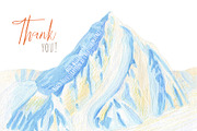 Mountains & Climbers, a Decorative Illustration by ⚞ Kind Illustration ⚟ (Thumbnail 5 of 5)