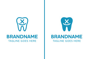 Letter X Dental Tooth Logo, a Branding & Logo Template by Pray Art Design Studio