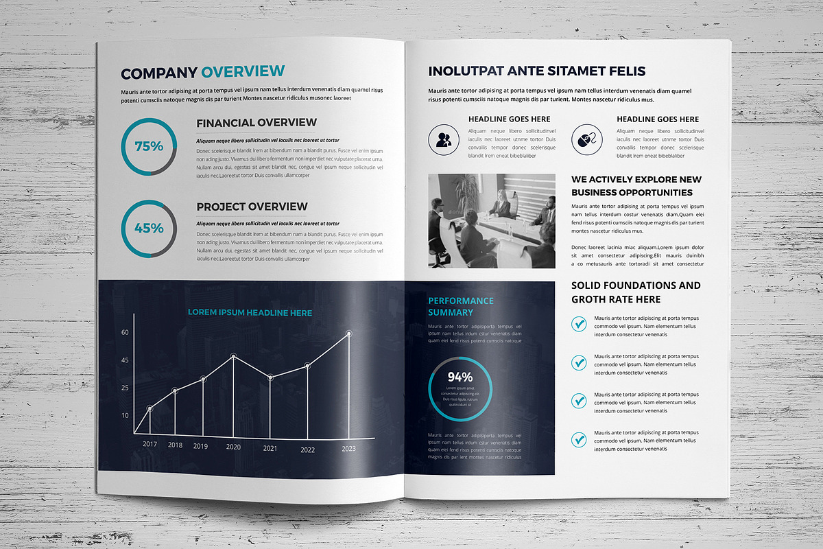 Corporate Brochure Template V4, a Brochure Template by JanySultana (Photo 4 of 12)