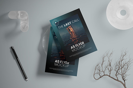 A5 Flyer Mockup