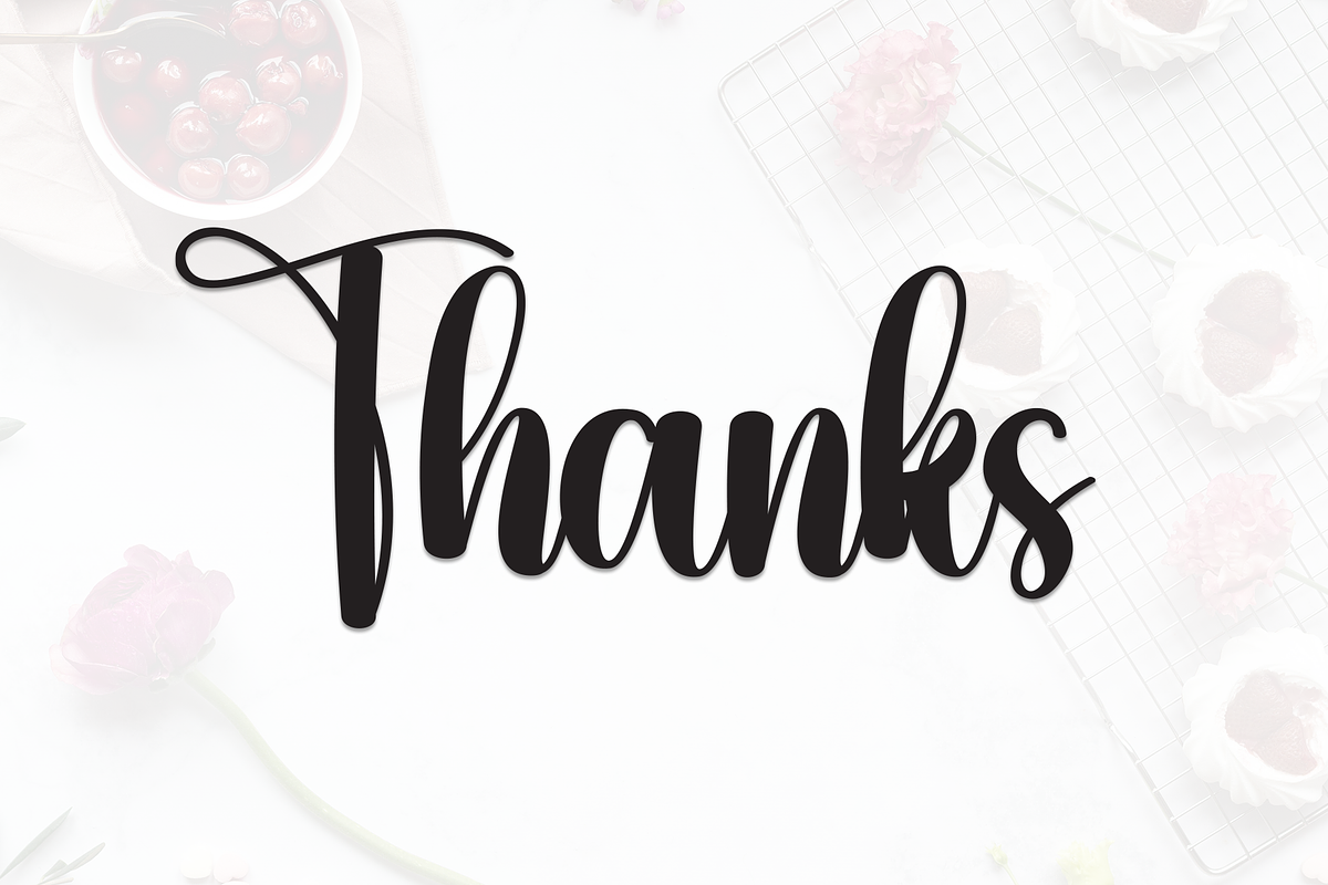 February | Script Font, a Handwritten Font by Scratchones (Photo 8 of 8)