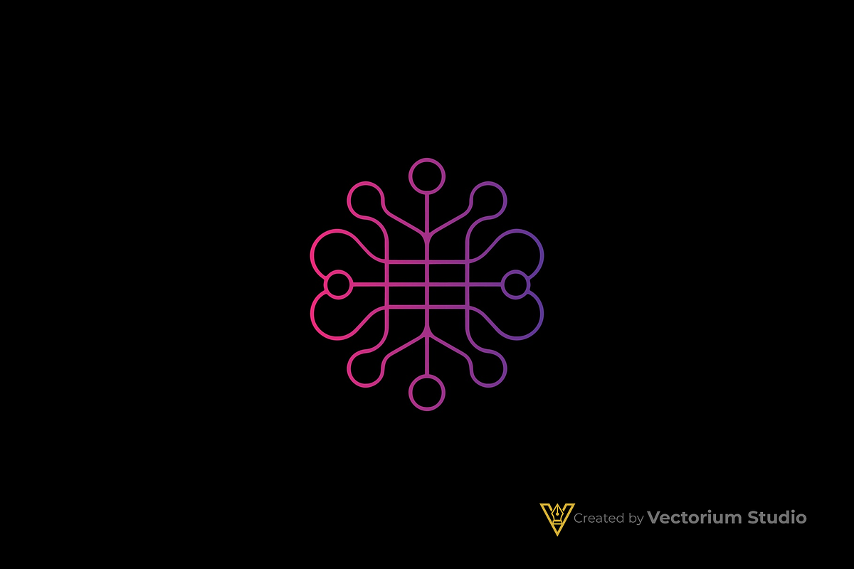 Abstract Network Logo, a Branding & Logo Template by Vectorium Studio (Photo 7 of 16)