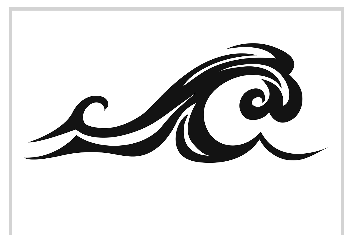 Dynamic Wave Design Element, an Education Illustration by CarWrap design (Photo 3 of 3)
