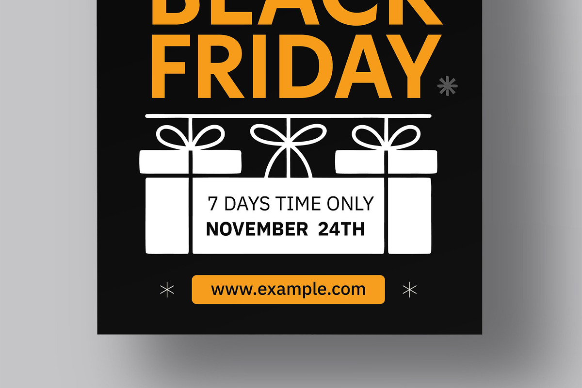Black Friday Sale Flyer Template, a Flyer Template by MightyDesign (Photo 3 of 8)