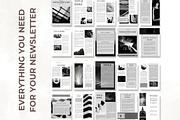 50 Pages Newsletter Canva Template, a Print Template by Digital By Nikoleta (Thumbnail 6 of 10)