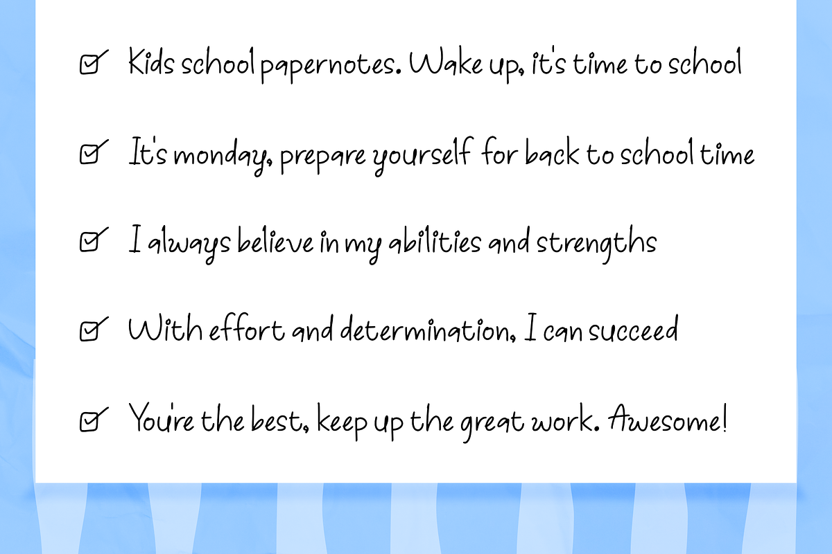 Starlight Notes Handwritten Font, a Handwritten Font by Namara Creative Studio (Photo 3 of 10)