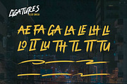 Tanisher | Urban Brush Font, a Script Font by Denustudios (Thumbnail 12 of 14)