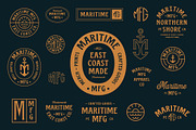Maritime MFG - A Spur Serif Typeface, a Serif Font by Hustle Supply Co. (Thumbnail 4 of 8)