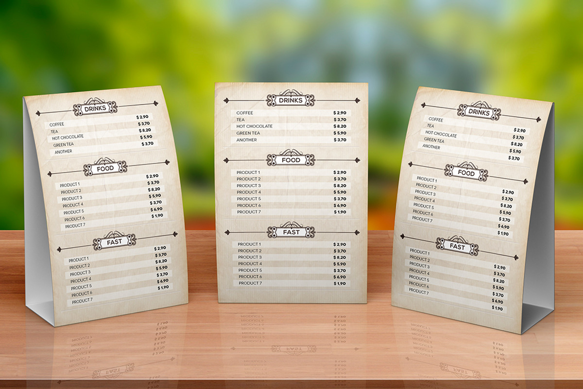 Elegant Food Menu 2, a Brochure Template by Luuqas Design (Photo 5 of 5)