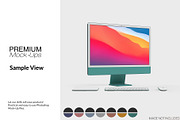 Apple iMac 24” M1 Mockups, a Device Mockup by mock-ups (Thumbnail 10 of 13)